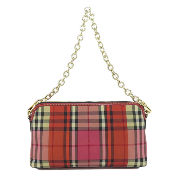 BURBERRY Checked Canvas Shoulder Bag - Picture 2 of 11